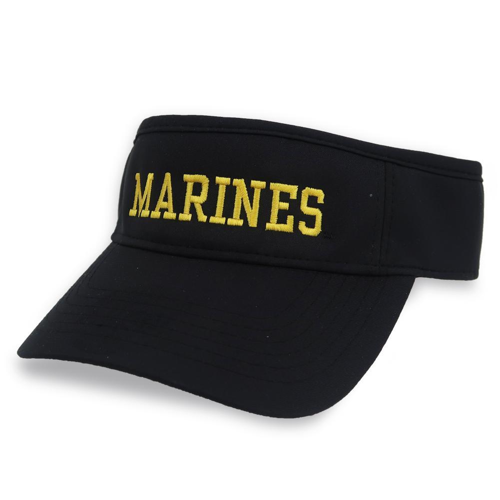 MARINES COOL FIT PERFORMANCE VISOR (BLACK) 2