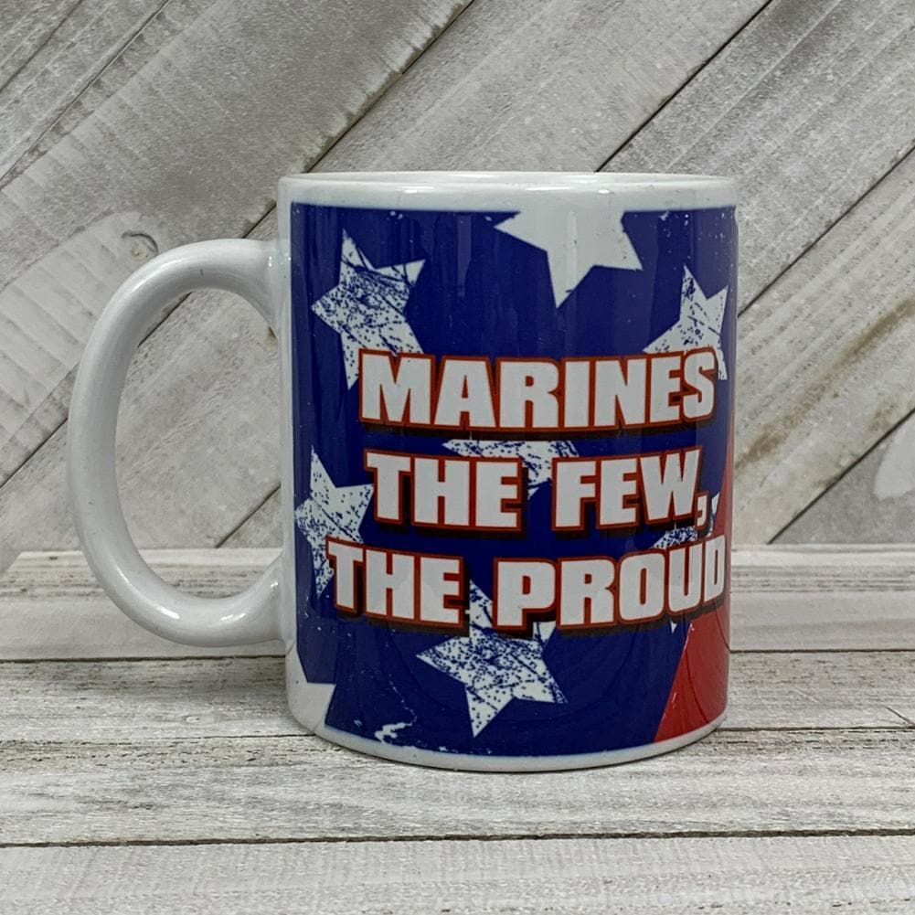 MARINES DISTRESSED CERAMIC MUG 2