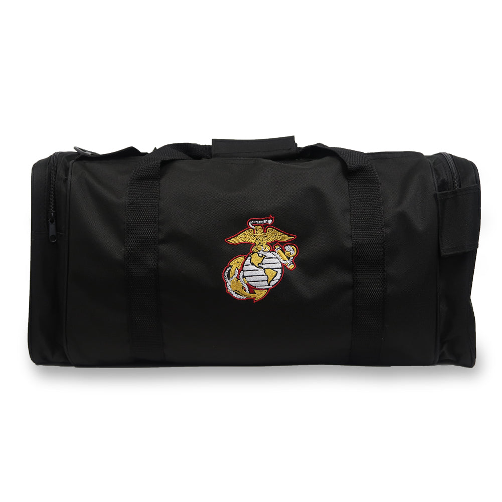 MARINES EGA GEAR PAK DUFFEL BAG (BLACK)