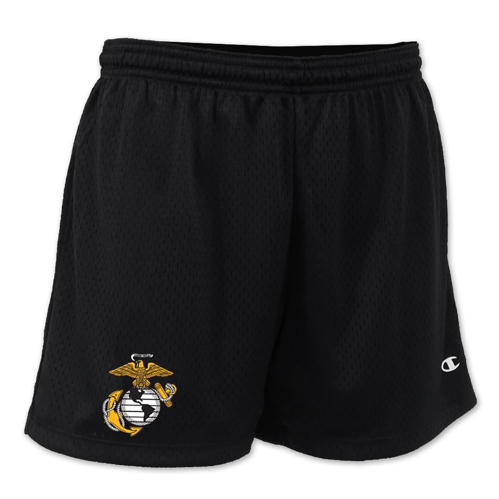 MARINES EGA LADIES MESH SHORT