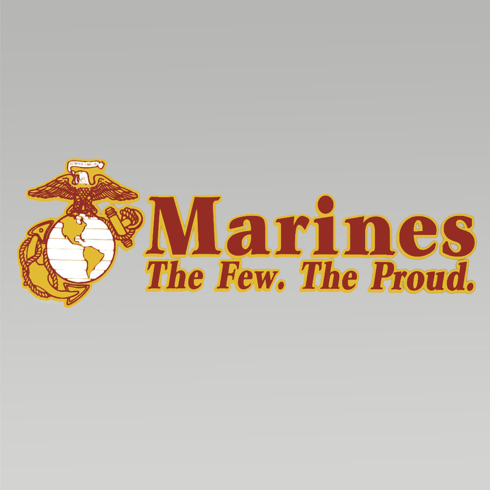 MARINES THE FEW, THE PROUD DECAL