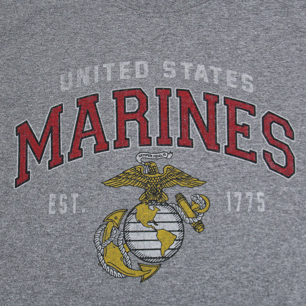 MARINES GLOBE EST. 1775 T (GREY) 1