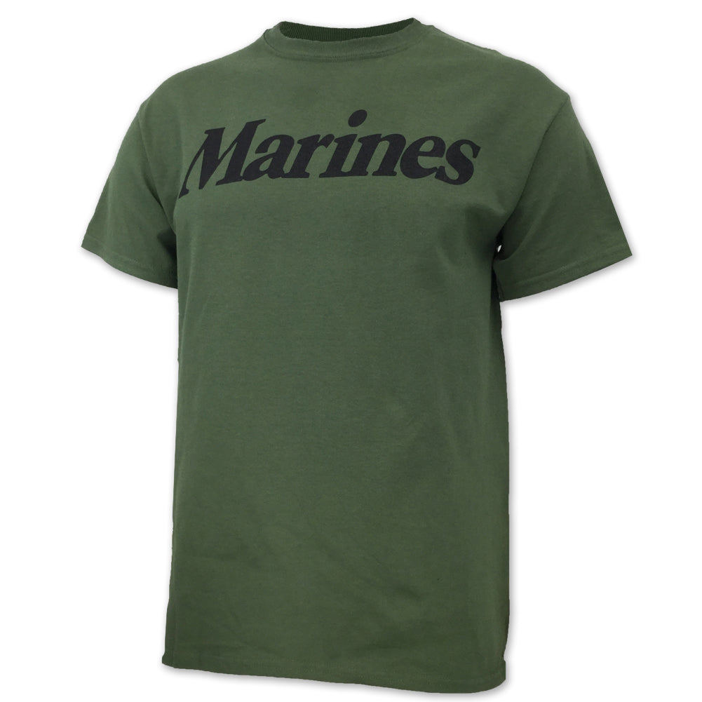 MARINES LOGO CORE T-SHIRT (OD GREEN) 5