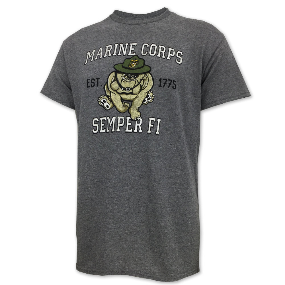 MARINES RETRO T-SHIRT (GRAPHITE)