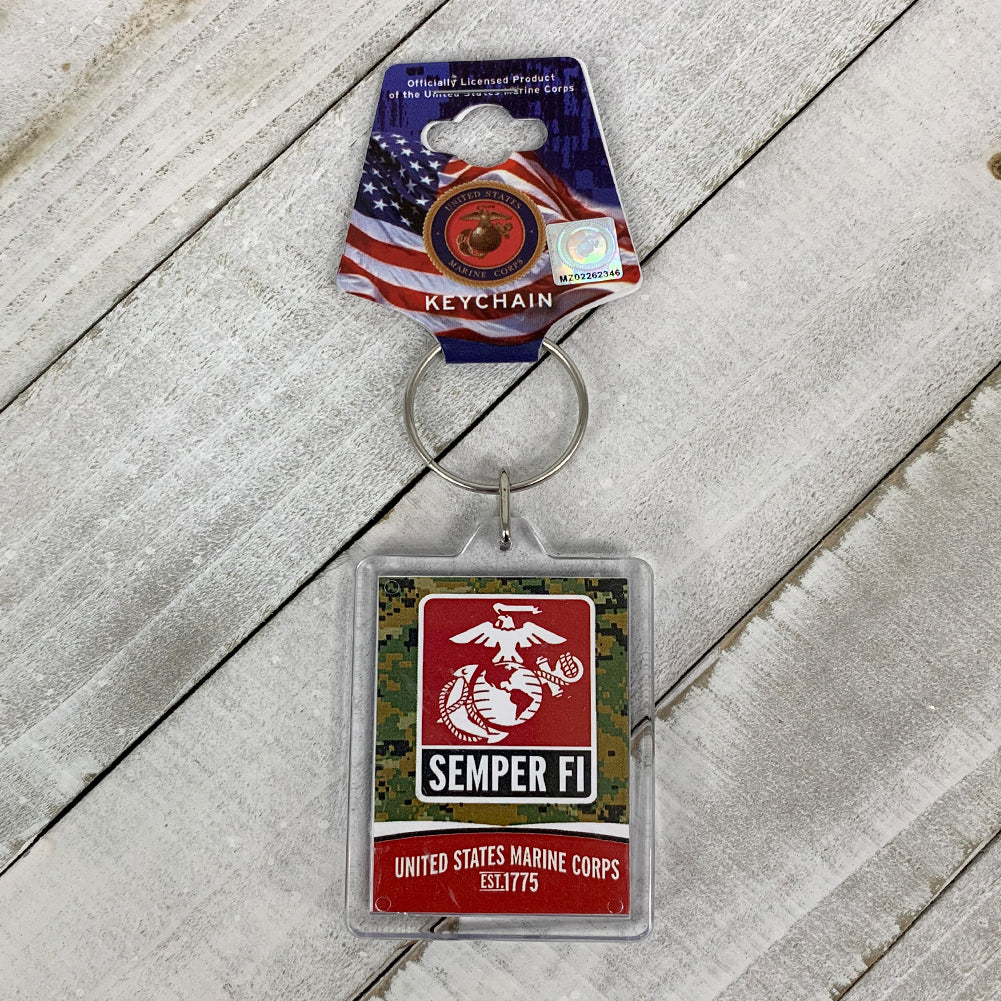 MARINES SEMPER FI KEY CHAIN (CAMO)