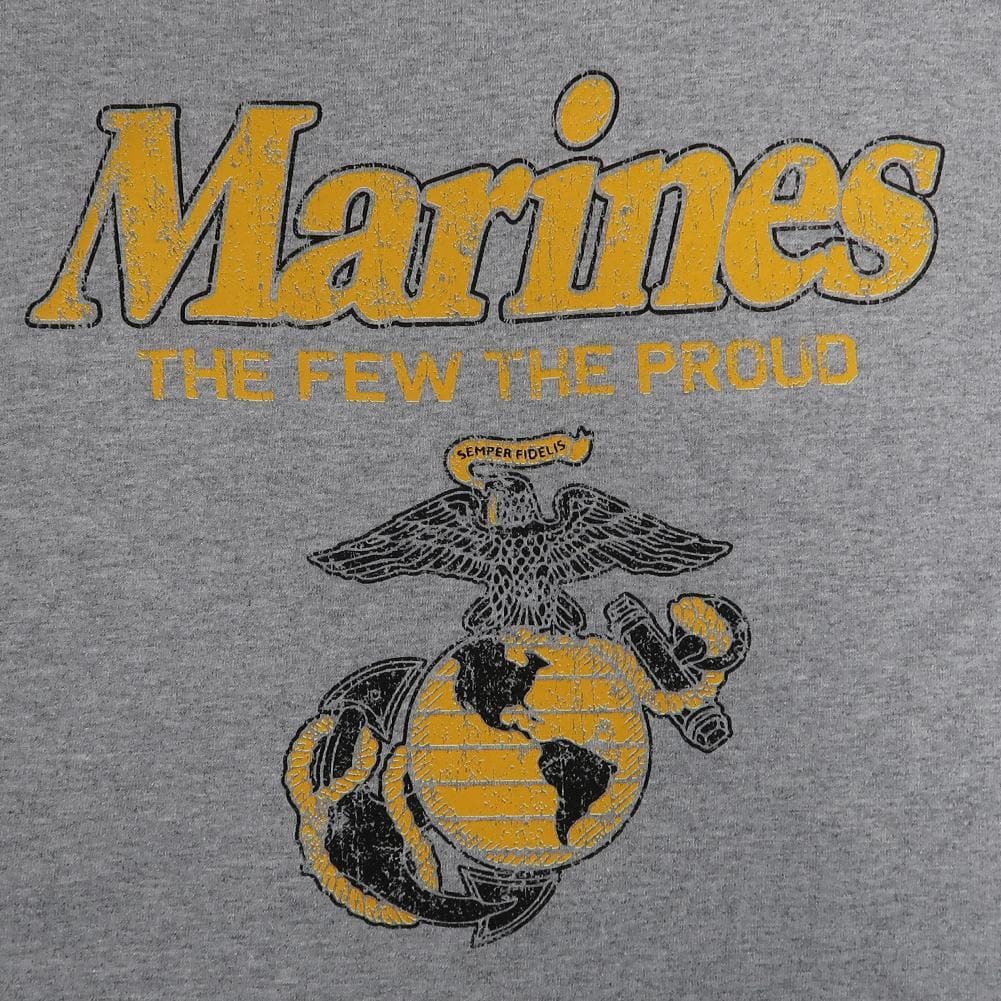 MARINES THE FEW THE PROUD FADED T-SHIRT (GREY) 2