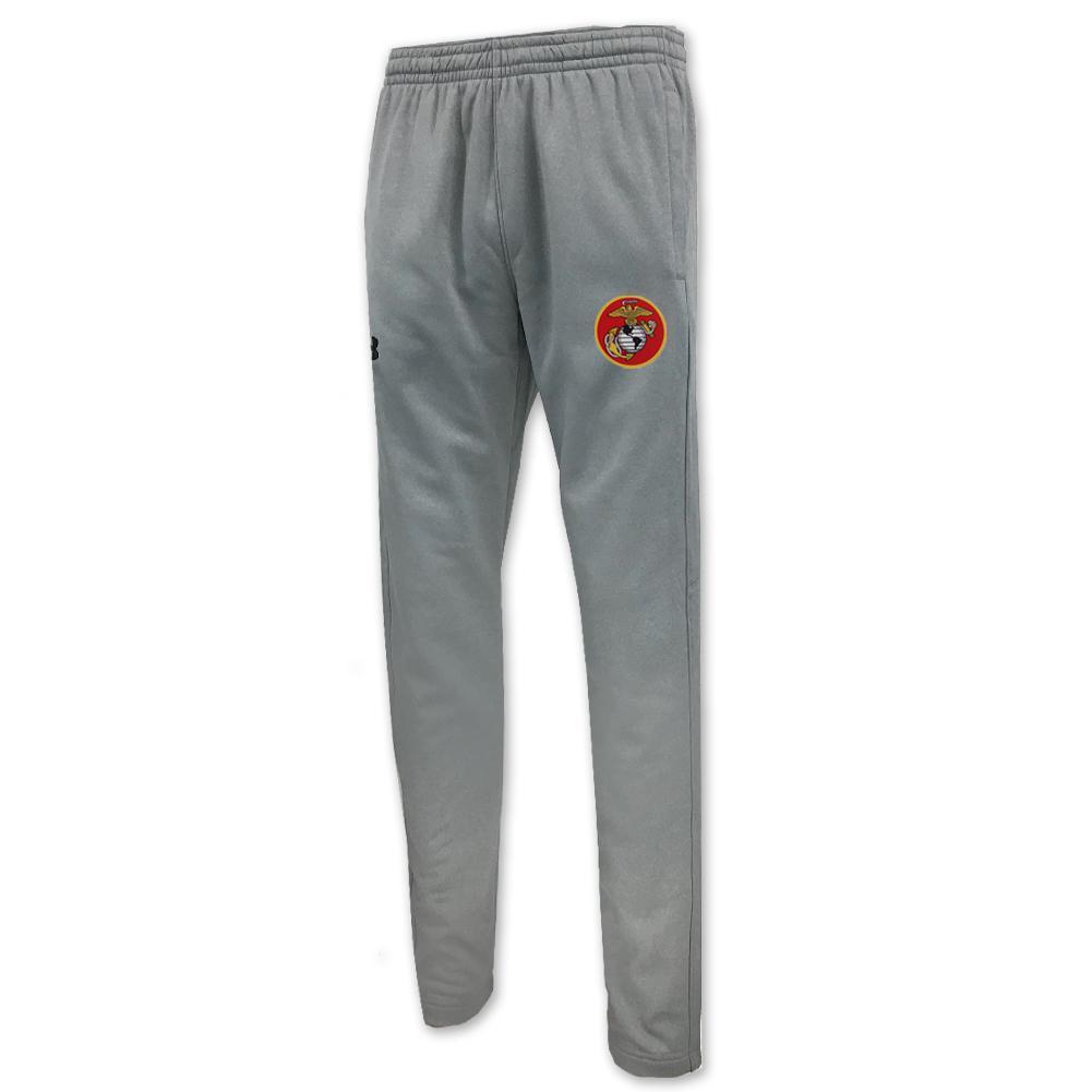 MARINES UNDER ARMOUR ARMOUR FLEECE PANT (GREY)