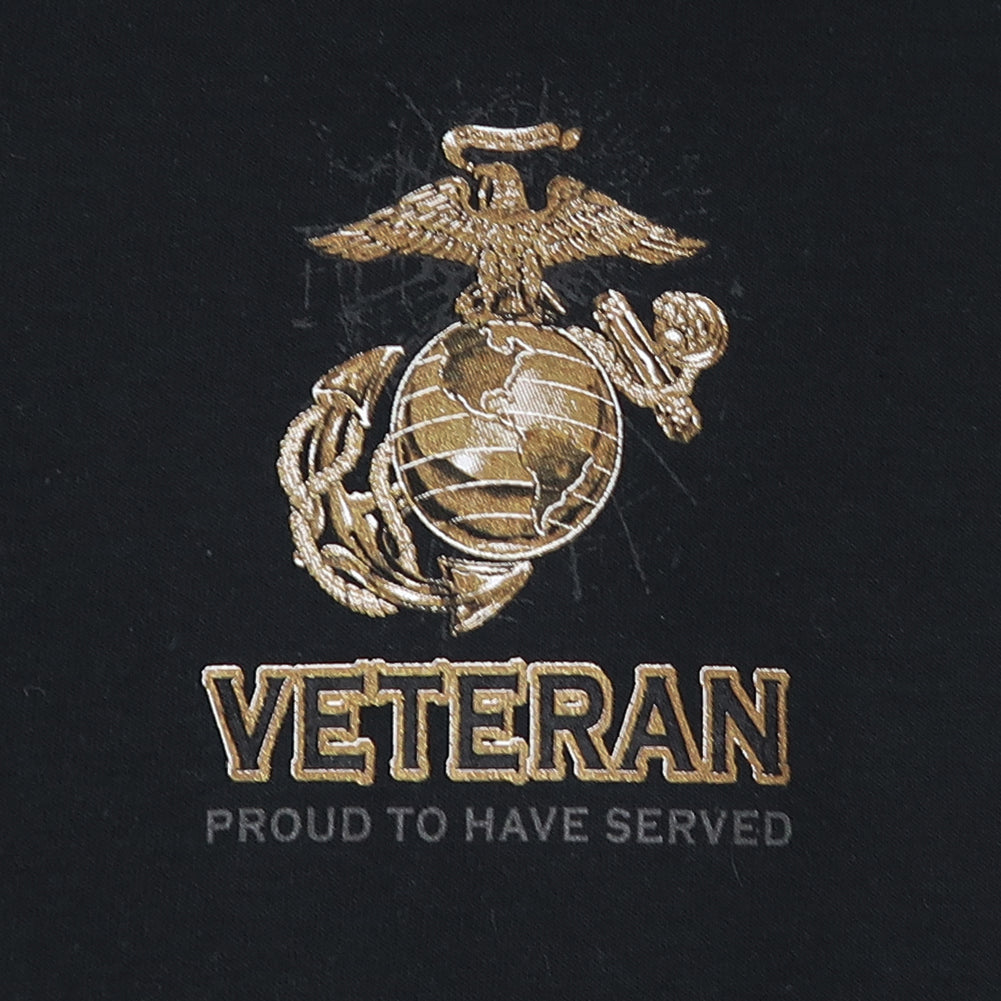 MARINES VETERAN I DID T-SHIRT (BLACK) 2