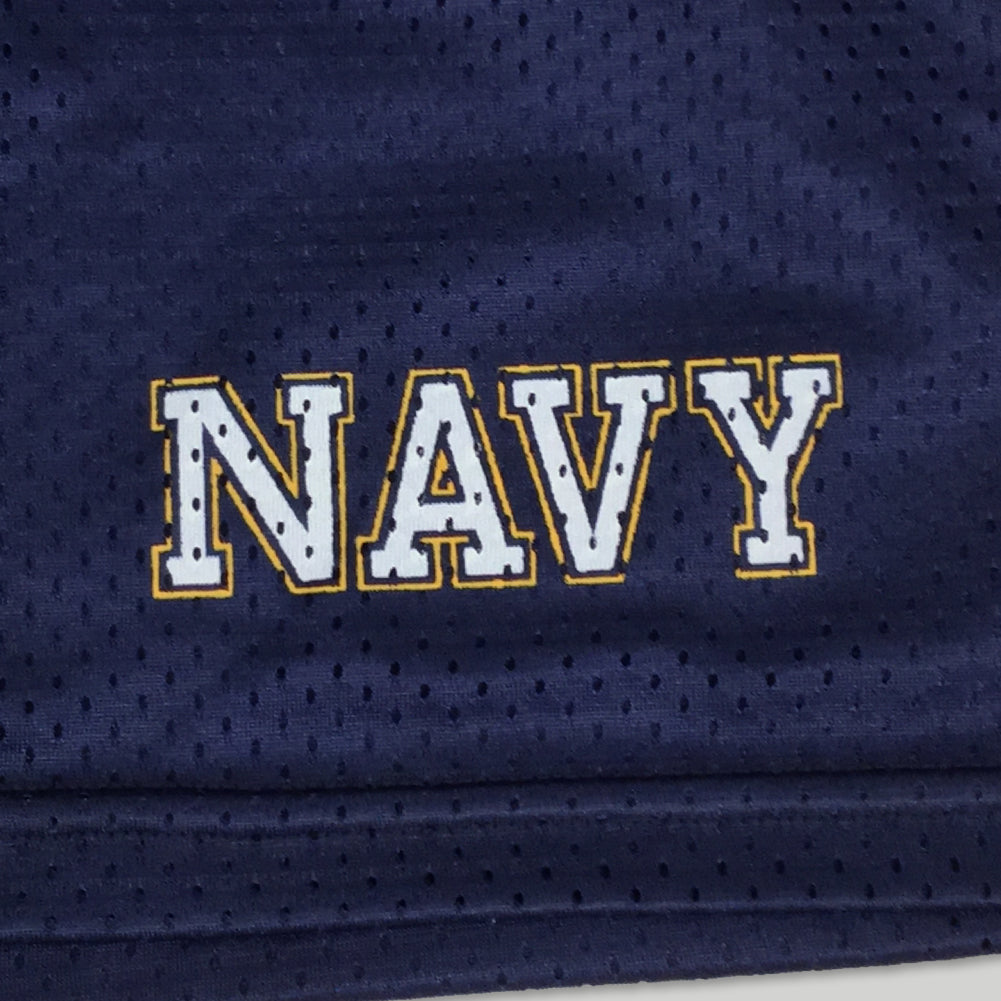 NAVY ATHLETIC MESH SHORTS (NAVY) 2