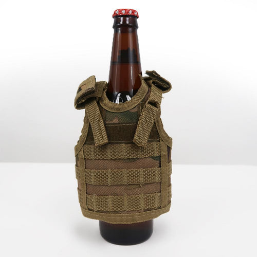 MINI TACTICAL VEST BOTTLE KOOZIE (MULTICAM)