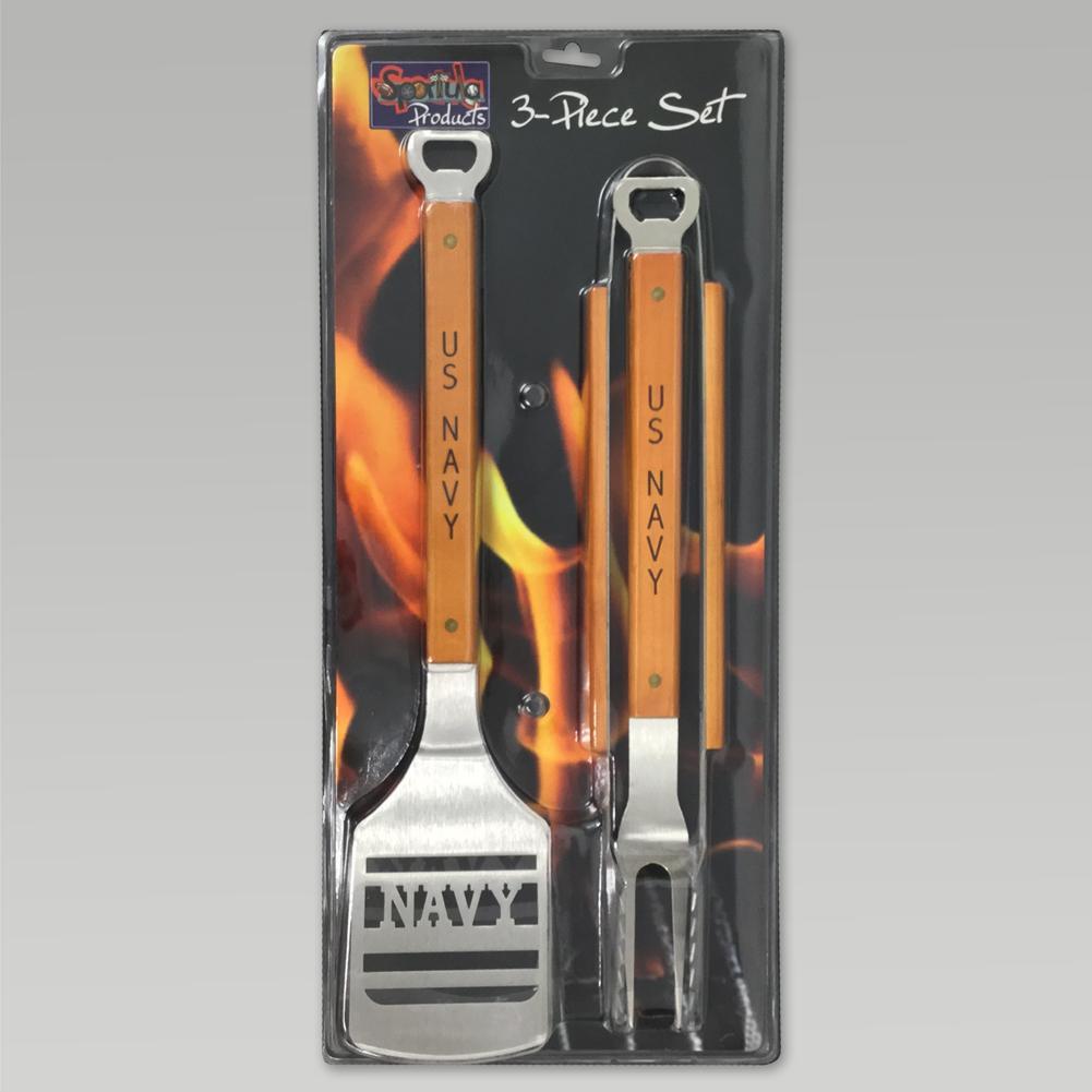 NAVY 3 PIECE GRILL SET 1