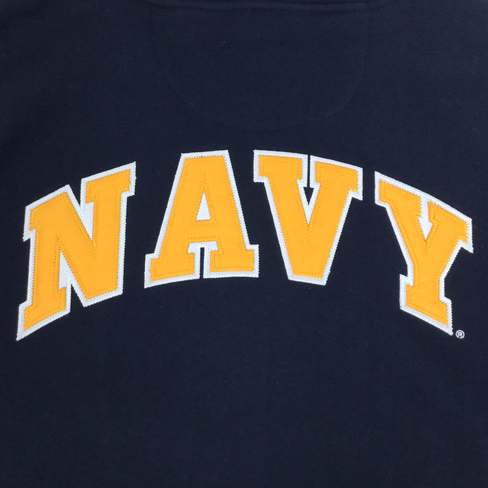 NAVY ANCHOR EMBROIDERED FLEECE FULL ZIP (NAVY) 3