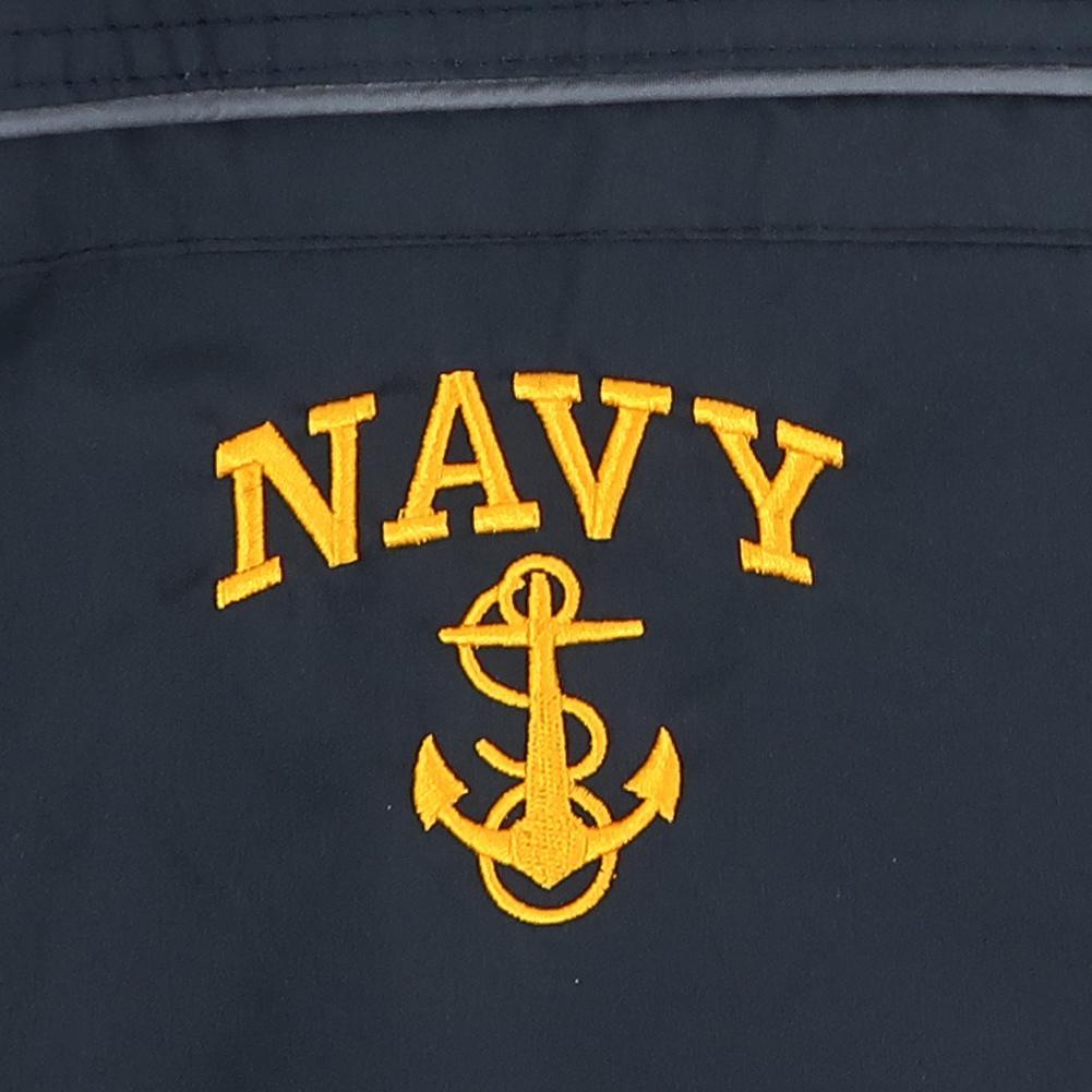 NAVY ANCHOR SOLID WIND JACKET (NAVY) 1