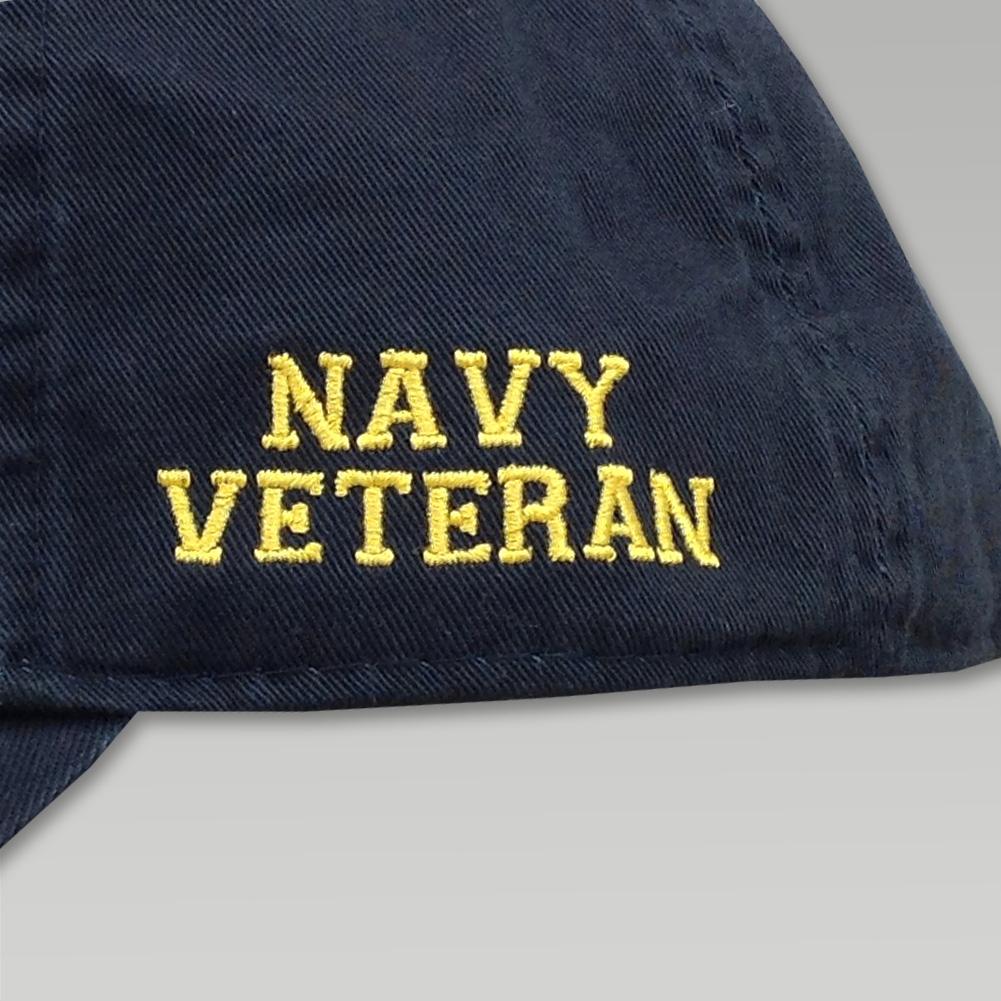 NAVY ANCHOR VETERAN HAT (NAVY) 4