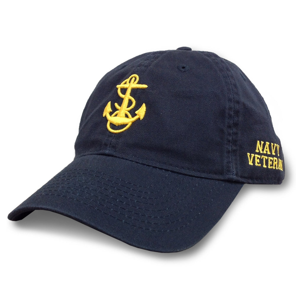 NAVY ANCHOR VETERAN HAT (NAVY) 6