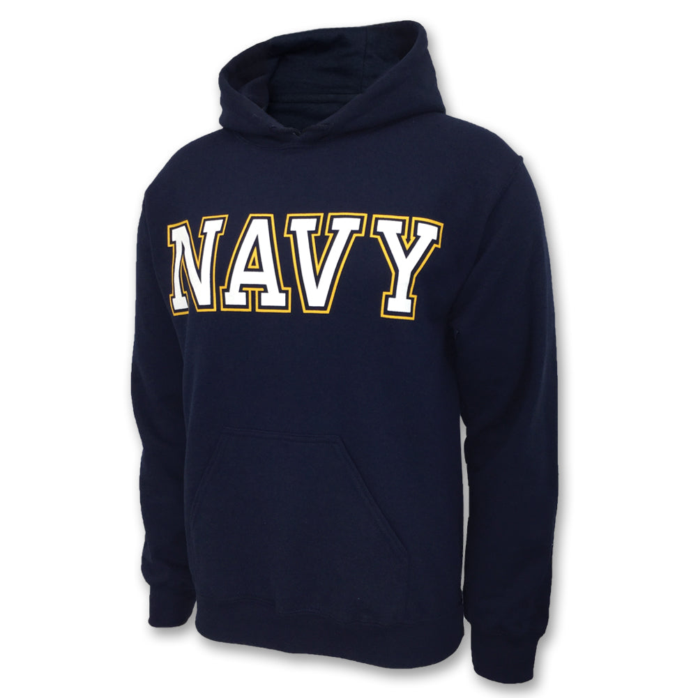 NAVY BOLD CORE HOOD (NAVY) 3