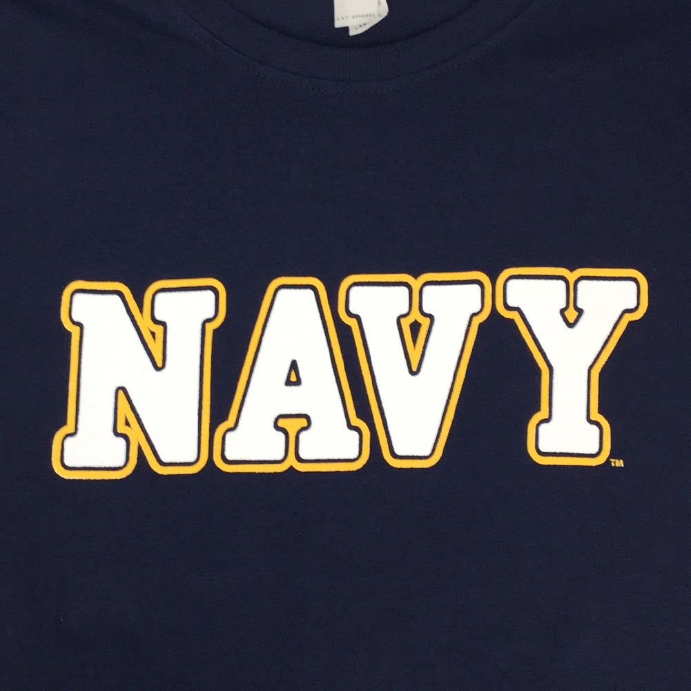 NAVY LADIES BOLD CORE T-SHIRT (NAVY) 1