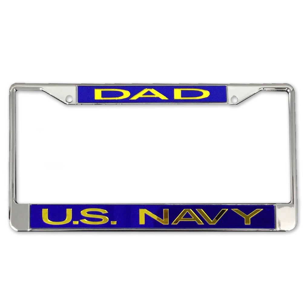 NAVY DAD LICENSE PLATE FRAME 3