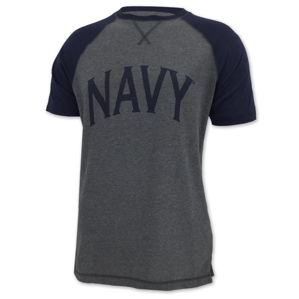 NAVY DOUBLE PLAY T-SHIRT (NAVY/GRANITE) 2