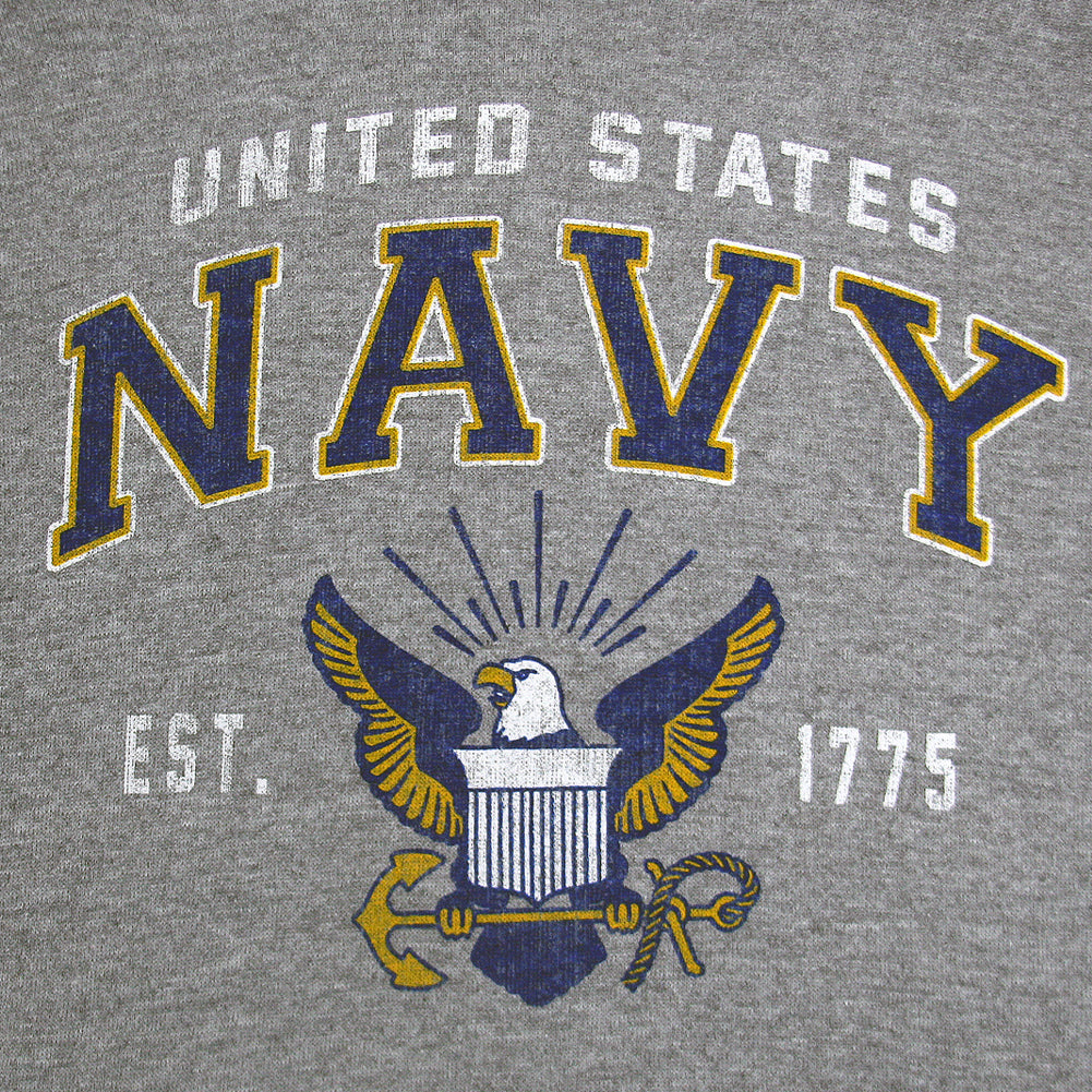 NAVY EAGLE EST. 1775 HOOD (GREY) 1