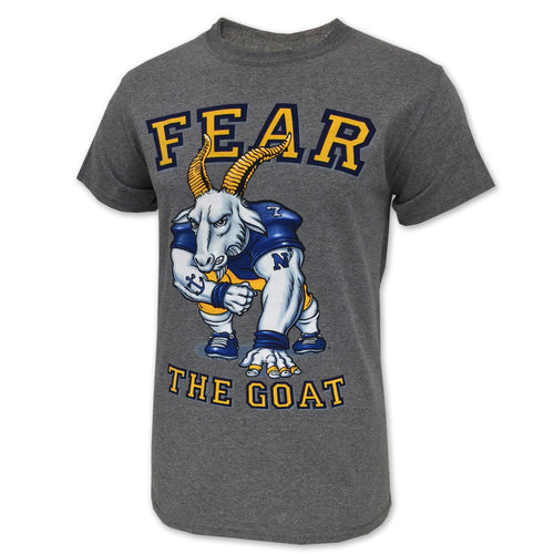 NAVY FEAR THE GOAT FOOTBALL T-SHIRT 2