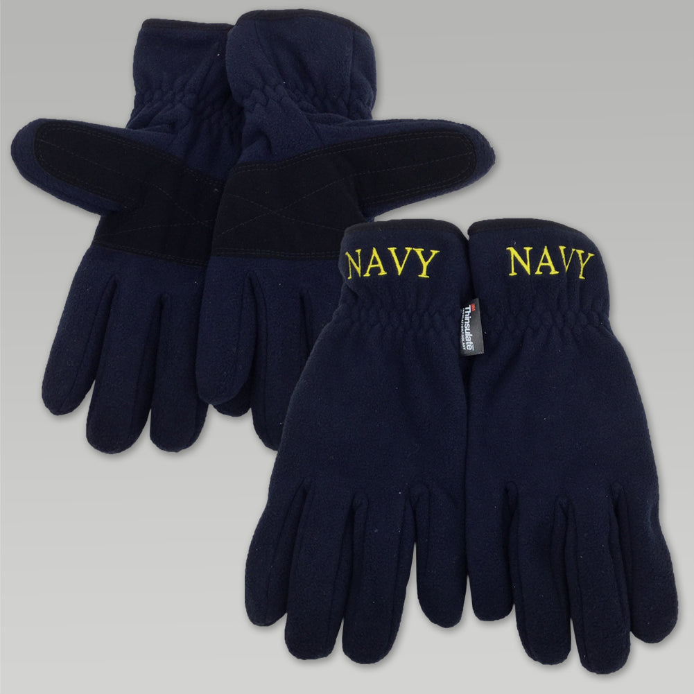 NAVY FLEECE GLOVE