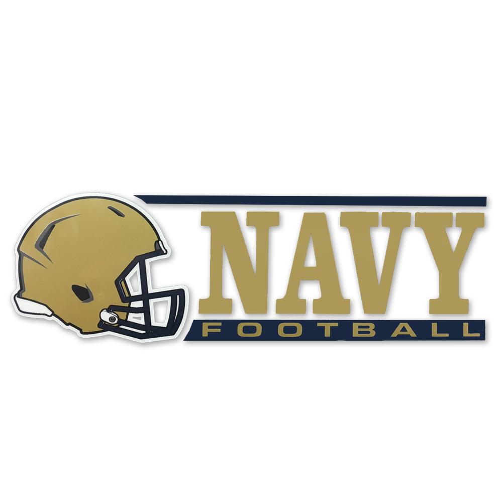 NAVY FOOTBALL DECAL 1