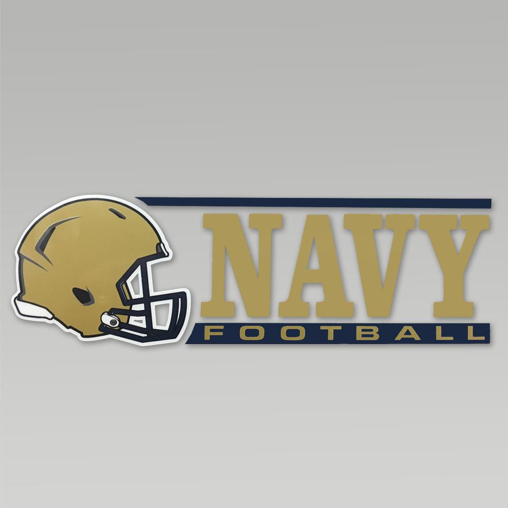 NAVY FOOTBALL DECAL