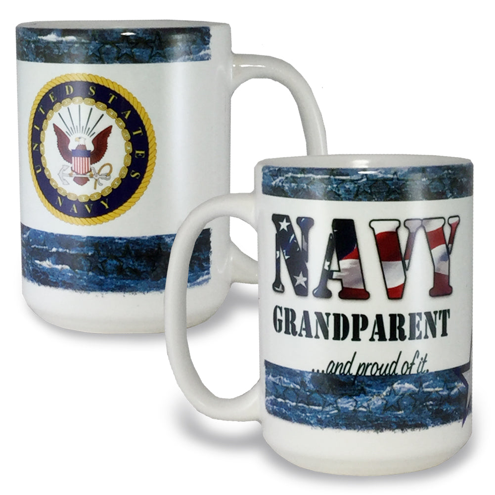 NAVY GRANDPARENT COFFEE MUG 4