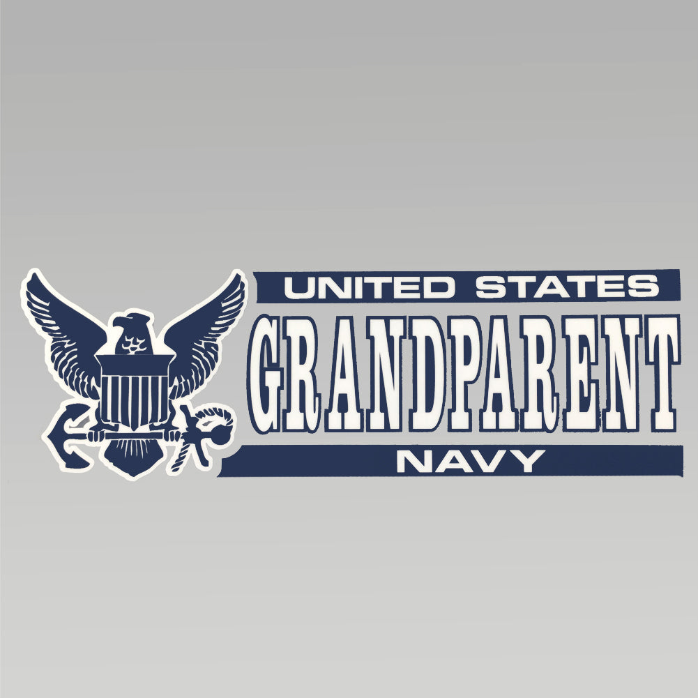 NAVY GRANDPARENT DECAL