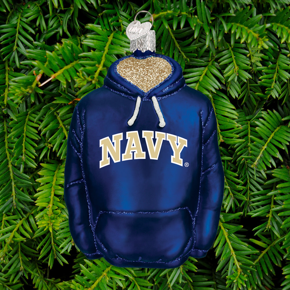 NAVY HOODIE ORNAMENT 1