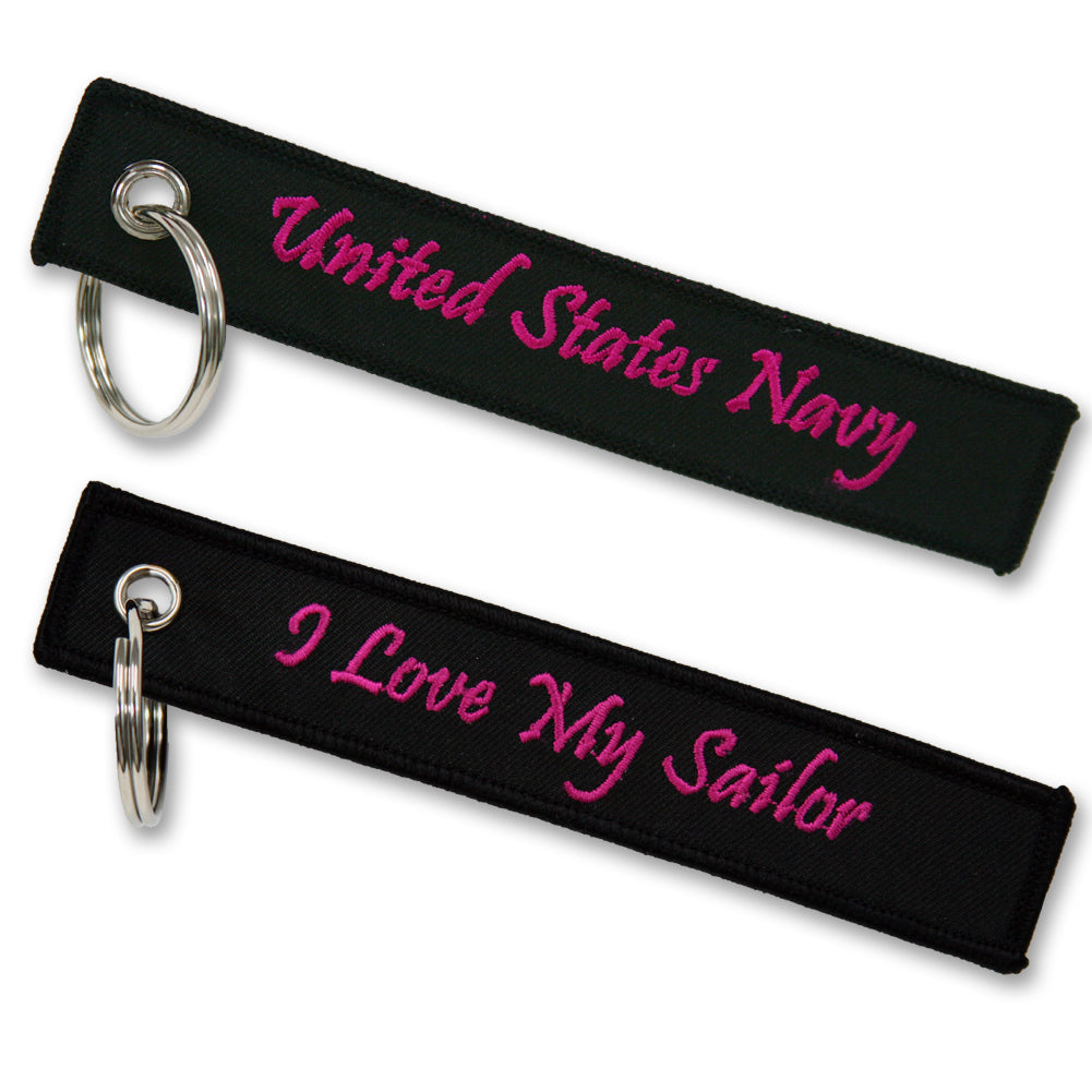 NAVY I LOVE MY SAILOR KEYCHAIN 3