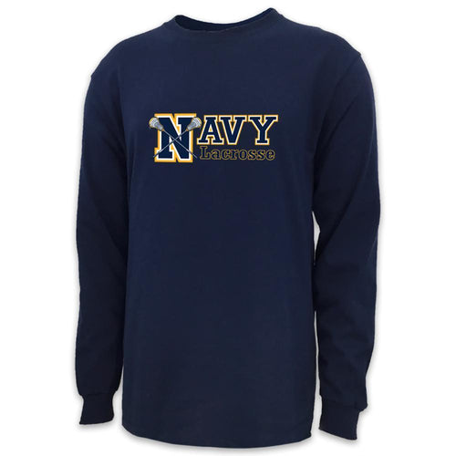 NAVY LACROSSE SPORT LONG SLEEVE T (NAVY)