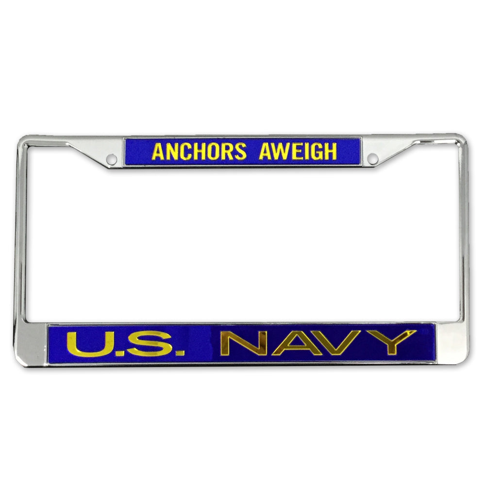 NAVY LICENSE PLATE FRAME 3