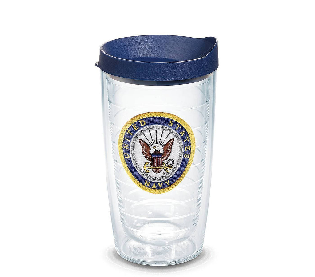 NAVY LOGO EMBLEM 16OZ TERVIS TUMBLER