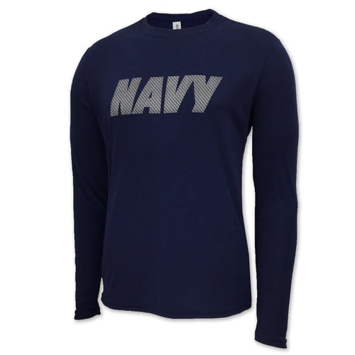 NAVY LONG SLEEVE PERFORMANCE T (NAVY) 2