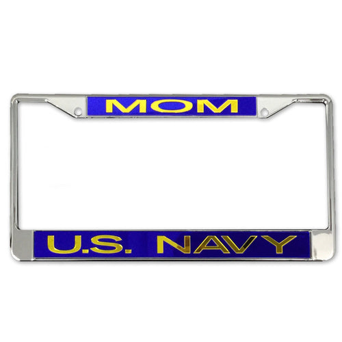 NAVY MOM LICENSE PLATE FRAME 3