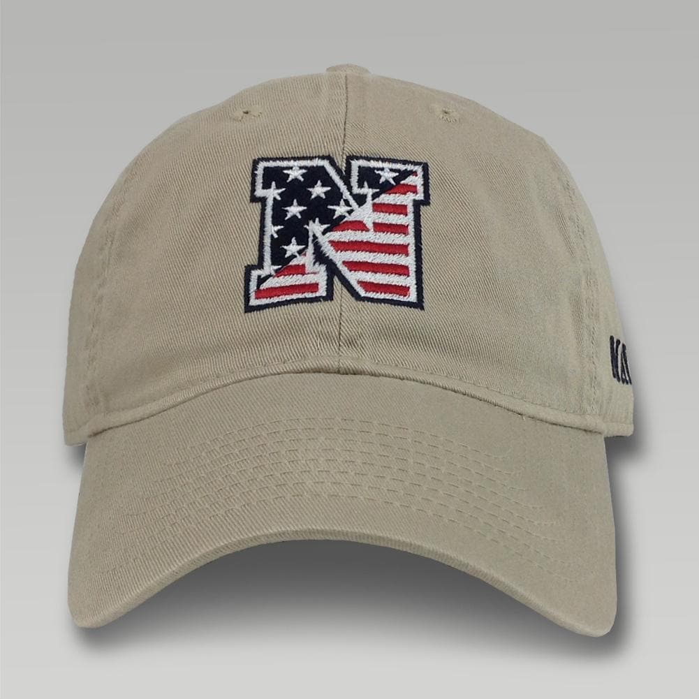 NAVY N FLAG CAP (KHAKI) 2