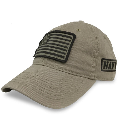 NAVY PATCH FLAG HAT (KHAKI) 6