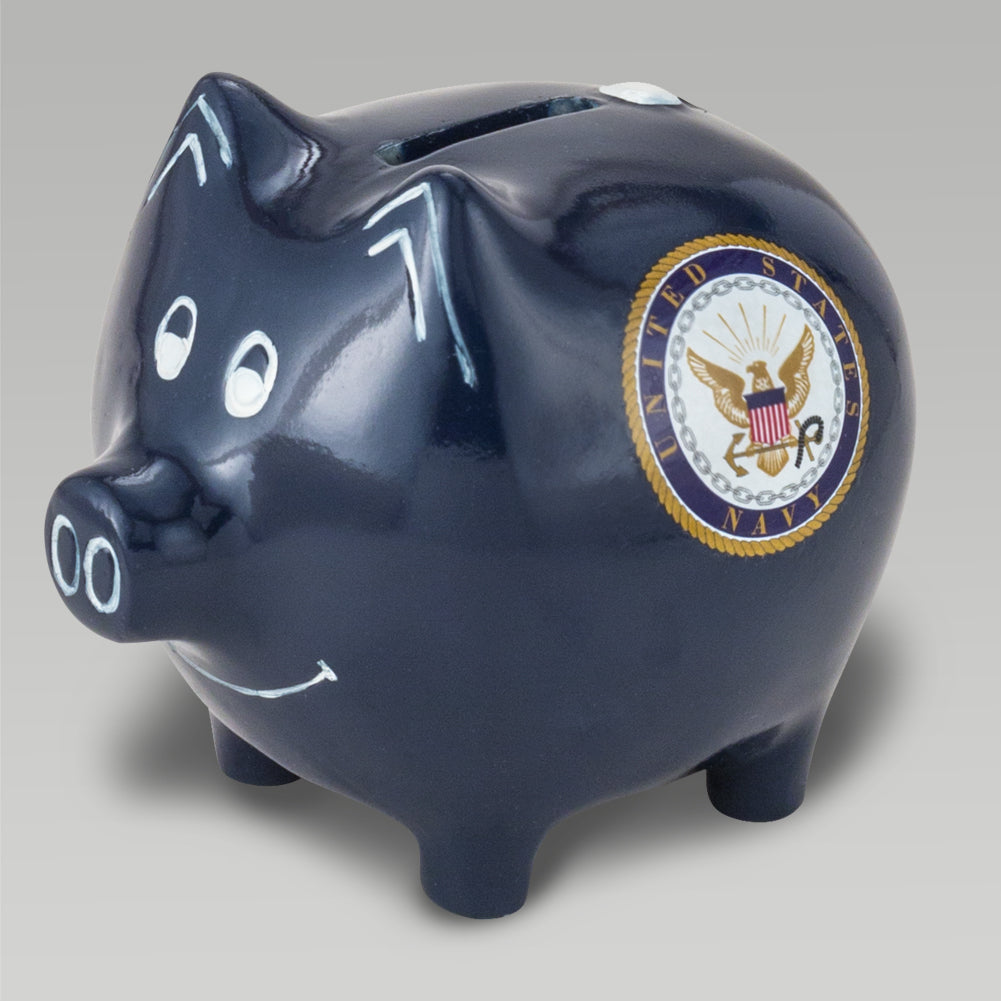 NAVY PIGGY BANK