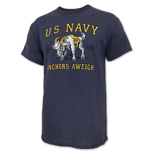 NAVY RETRO T-SHIRT (DENIM)