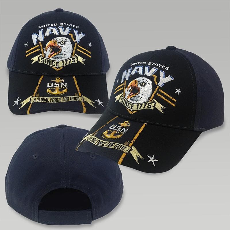 NAVY SCREAMING EAGLE CAP 3