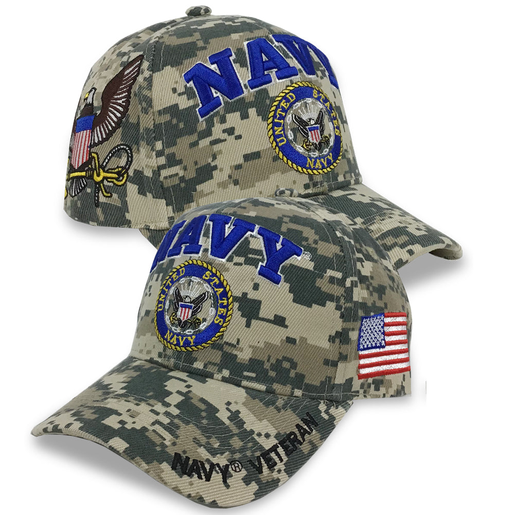 NAVY SEAL VETERAN DIGITAL CAMO HAT (CAMO) 3