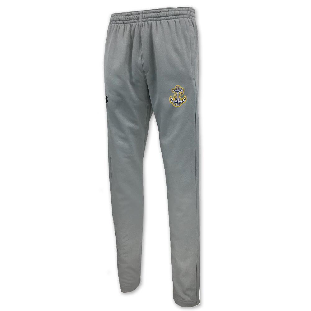 NAVY UNDER ARMOUR ARMOUR FLEECE PANT (GREY)