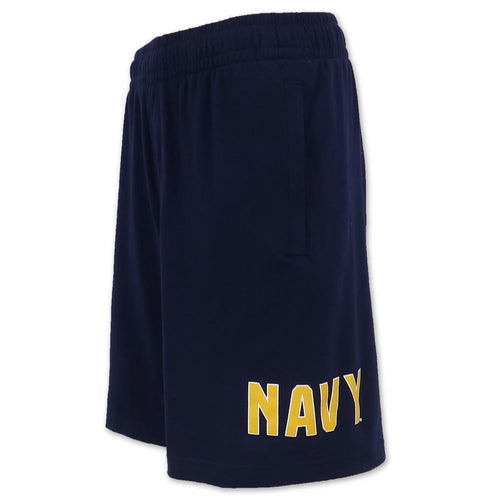 Navy Under Armour Cotton Jersey Shorts (Navy)