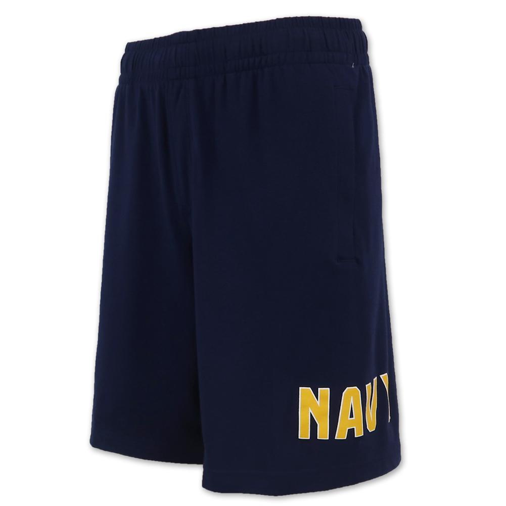 Navy Under Armour Cotton Jersey Shorts (Navy)