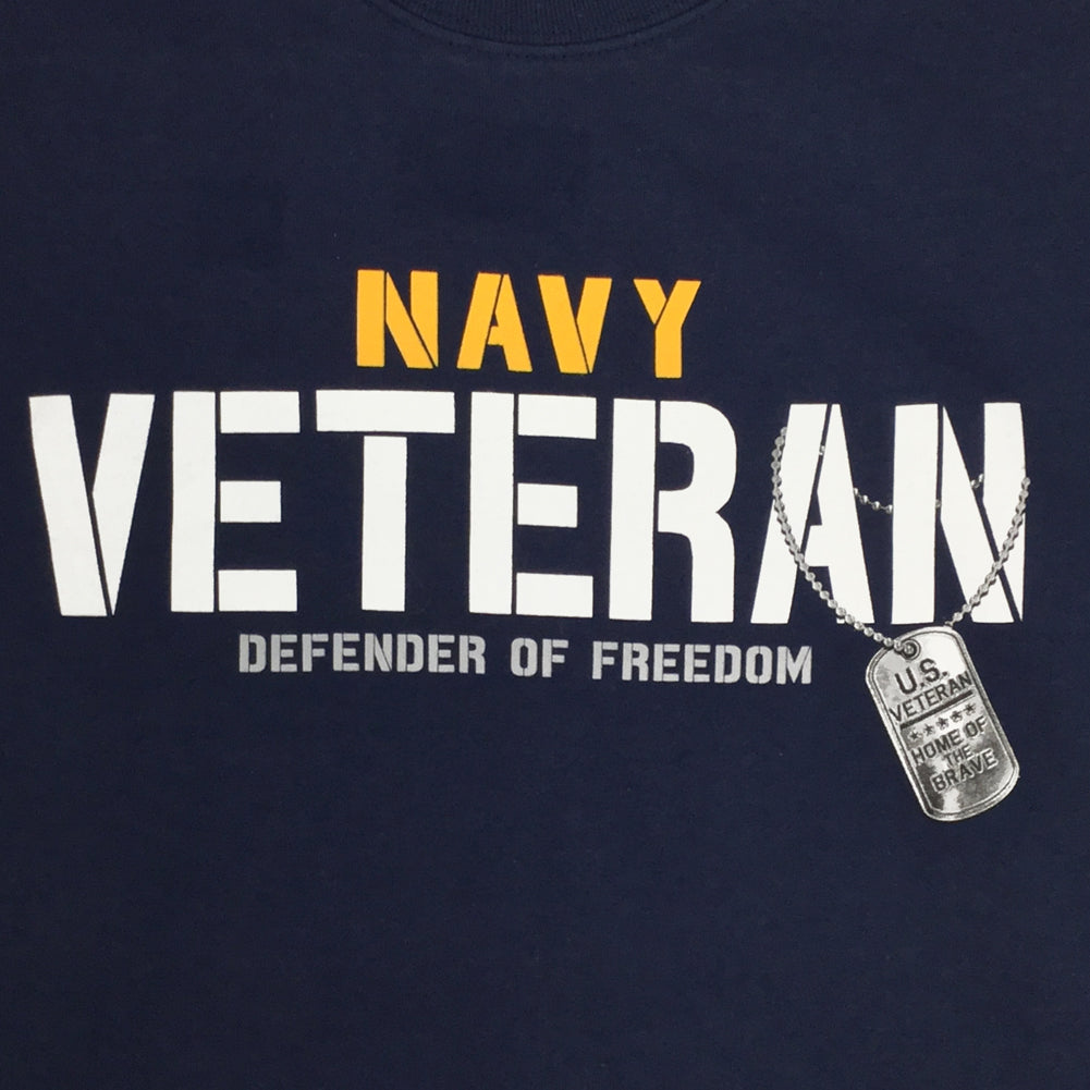 NAVY VETERAN DEFENDER T-SHIRT (NAVY) 1