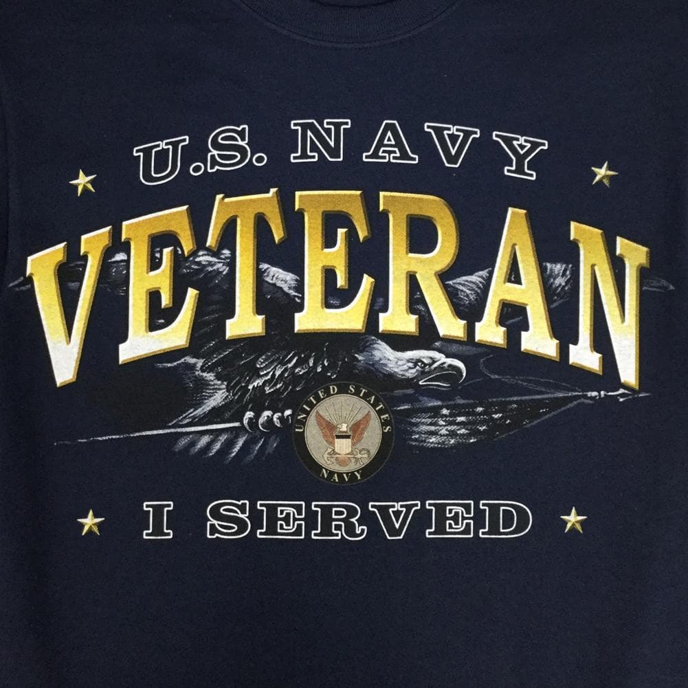 U.S. NAVY VETERAN I SERVED T-SHIRT (NAVY) 1