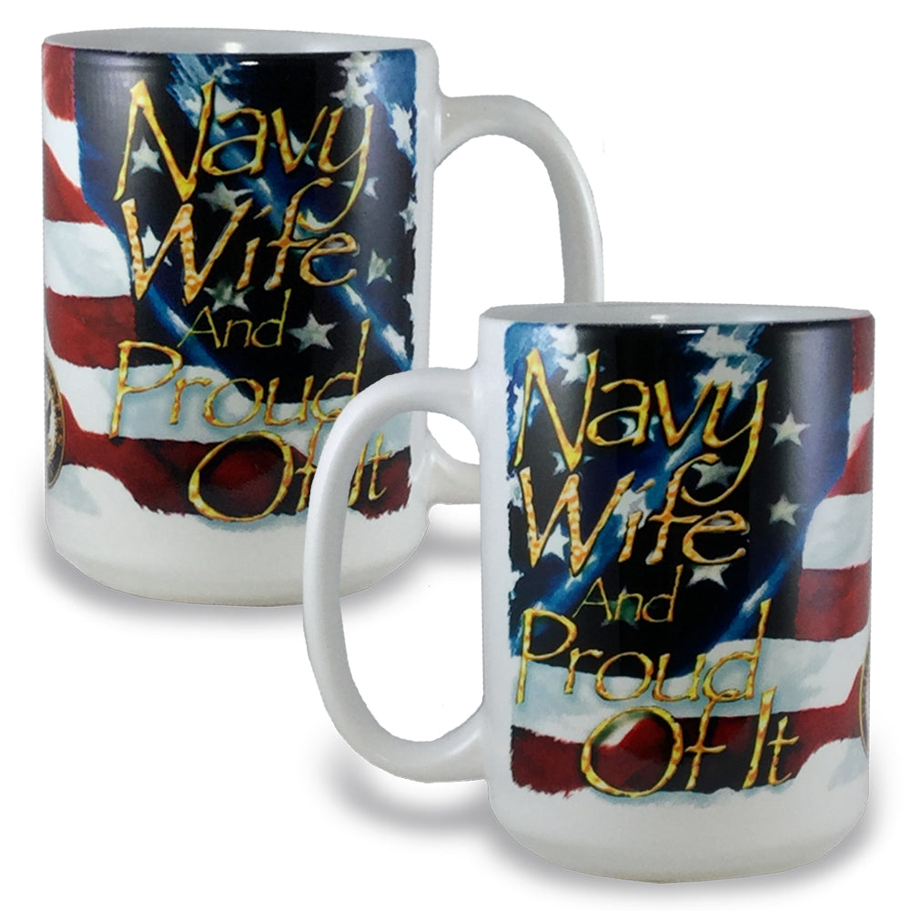 NAVY WIFE COFFEE MUG 4