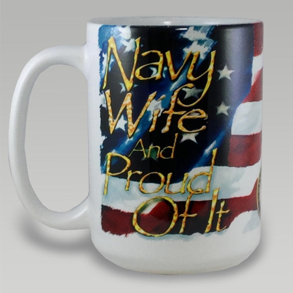 NAVY WIFE COFFEE MUG 3